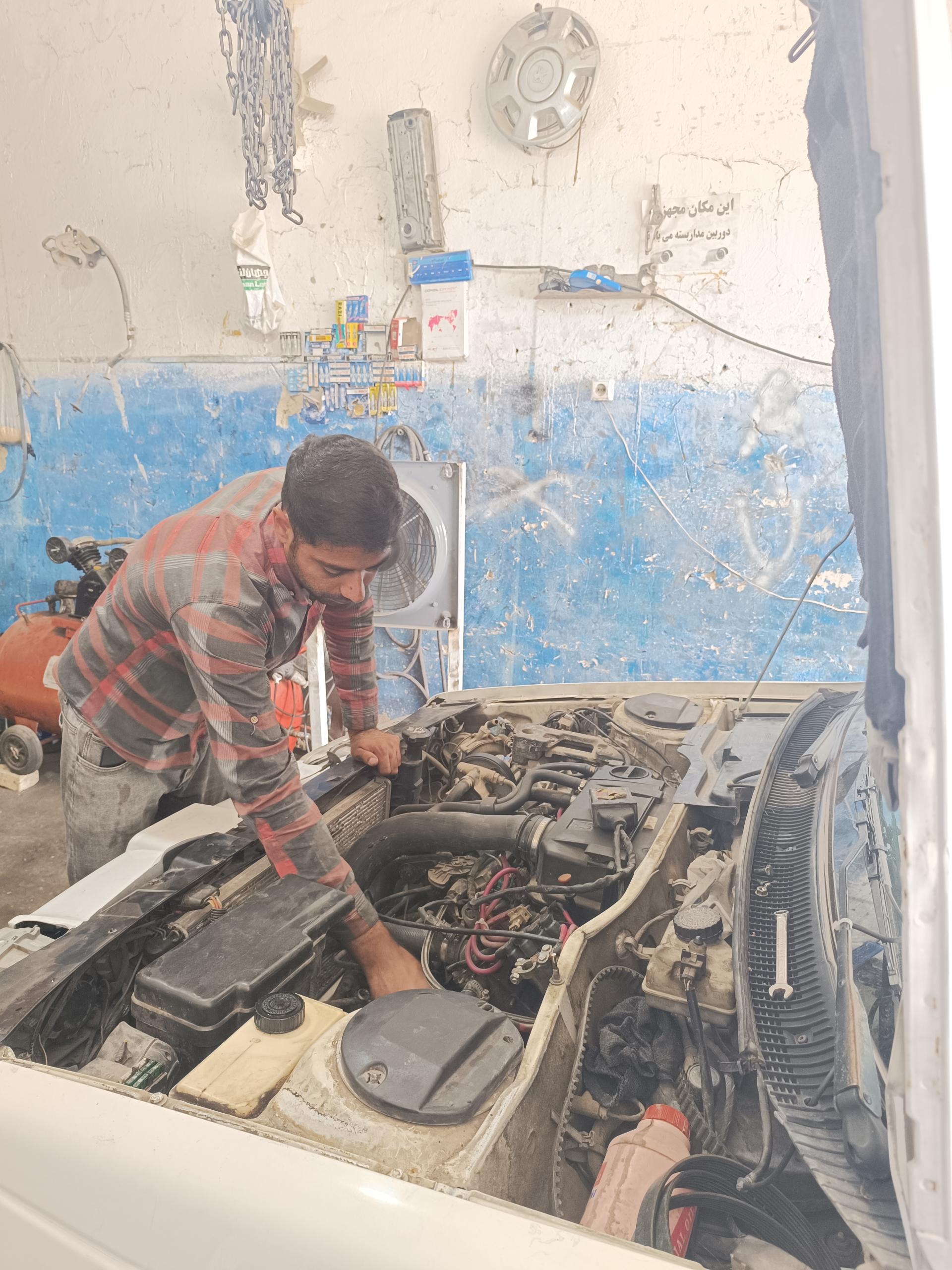 عکس تعمیرگاه تخصصی مکانیکی تنظیم موتور سعید