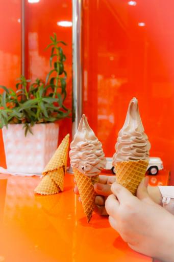 عکس بستنی سافتی