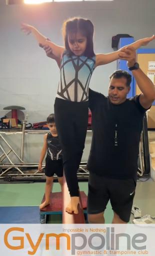 عکس آموزش ژیمناستیک مهدی کریمی