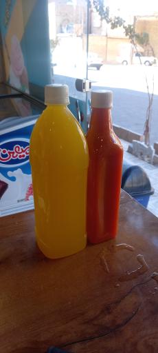 عکس آبمیوه و بستنی زردکوهی