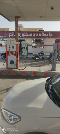 عکس جایگاه بنزین و CNG قائم خزاق