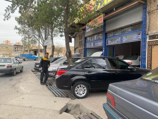 عکس تنظیم موتور مهندس فریدون