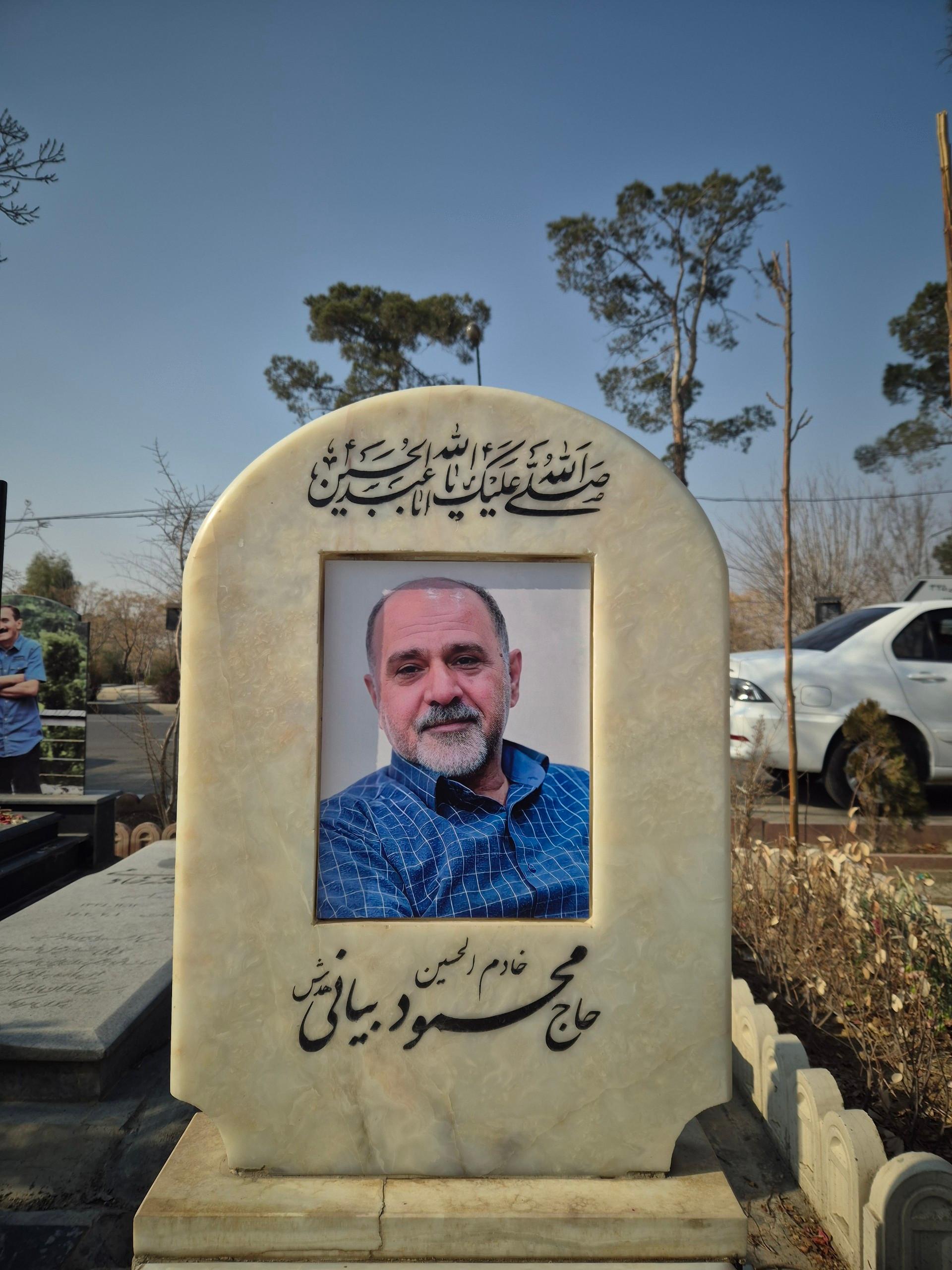 عکس مزار محمود بیانی