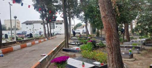 عکس آرامستان شهر سرخنکلاته