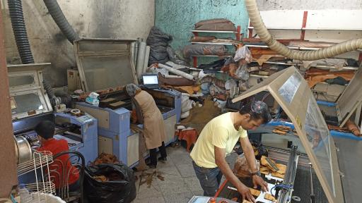 عکس خدمات لیزر چرم و تولیدی کیف فصل نو