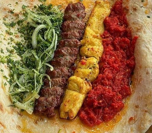 عکس لقمه کباب چرب و چیل