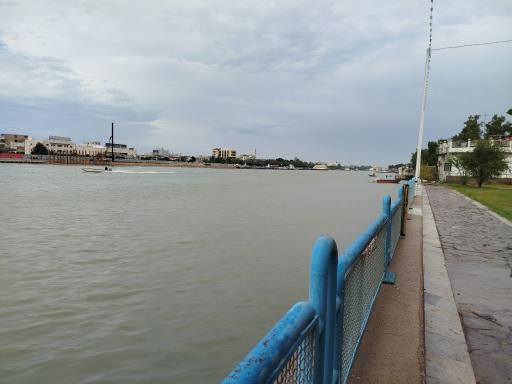 عکس ساحل رودخانه کارون خرمشهر
