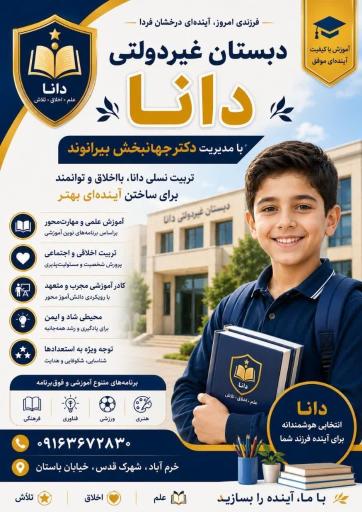عکس دبیرستان متوسطه دوم دانا غیر دولتی