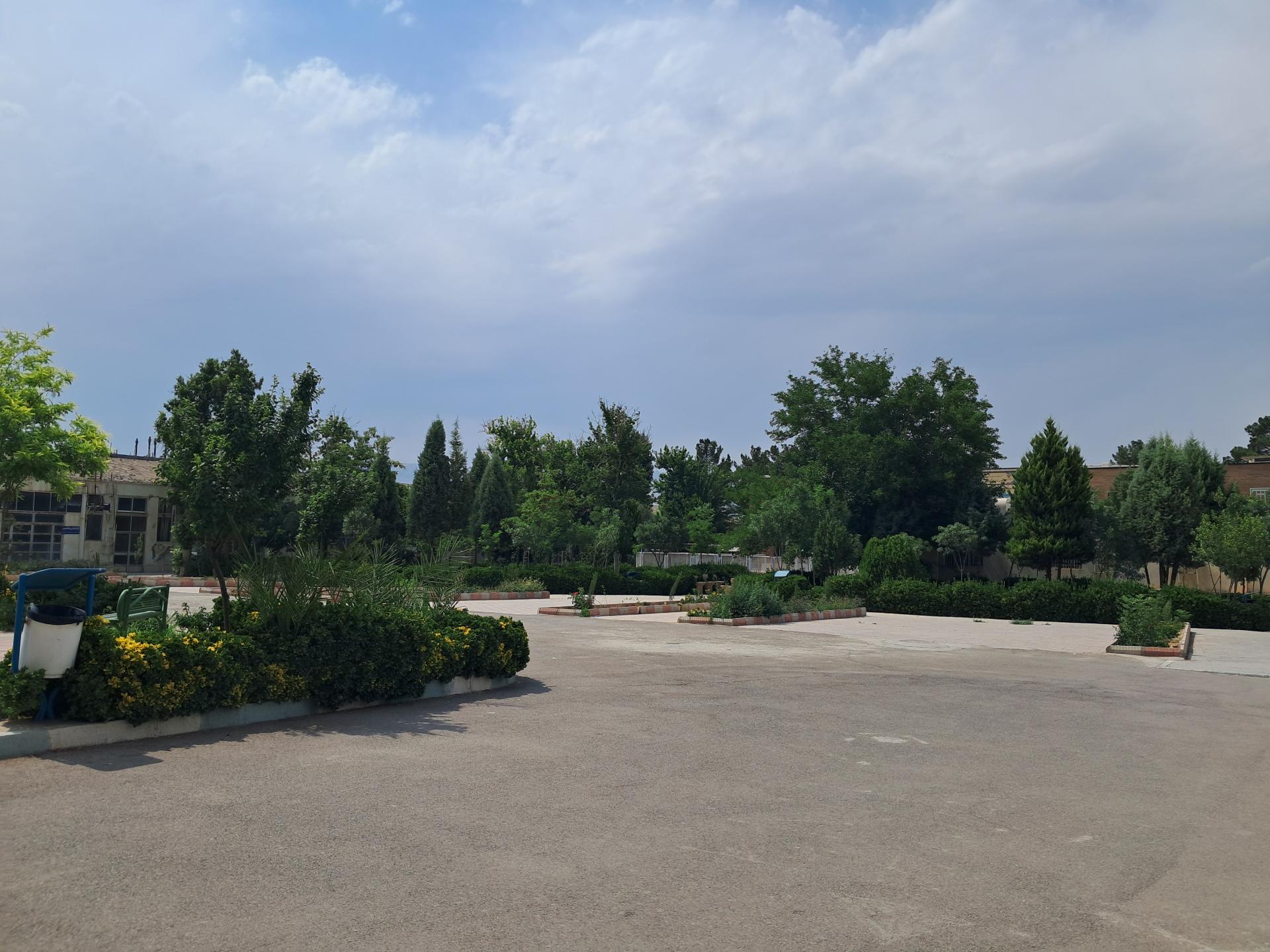 عکس فضای سبز دانشگاه
