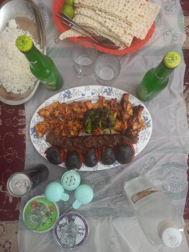 عکس چلوکبابی زیتون