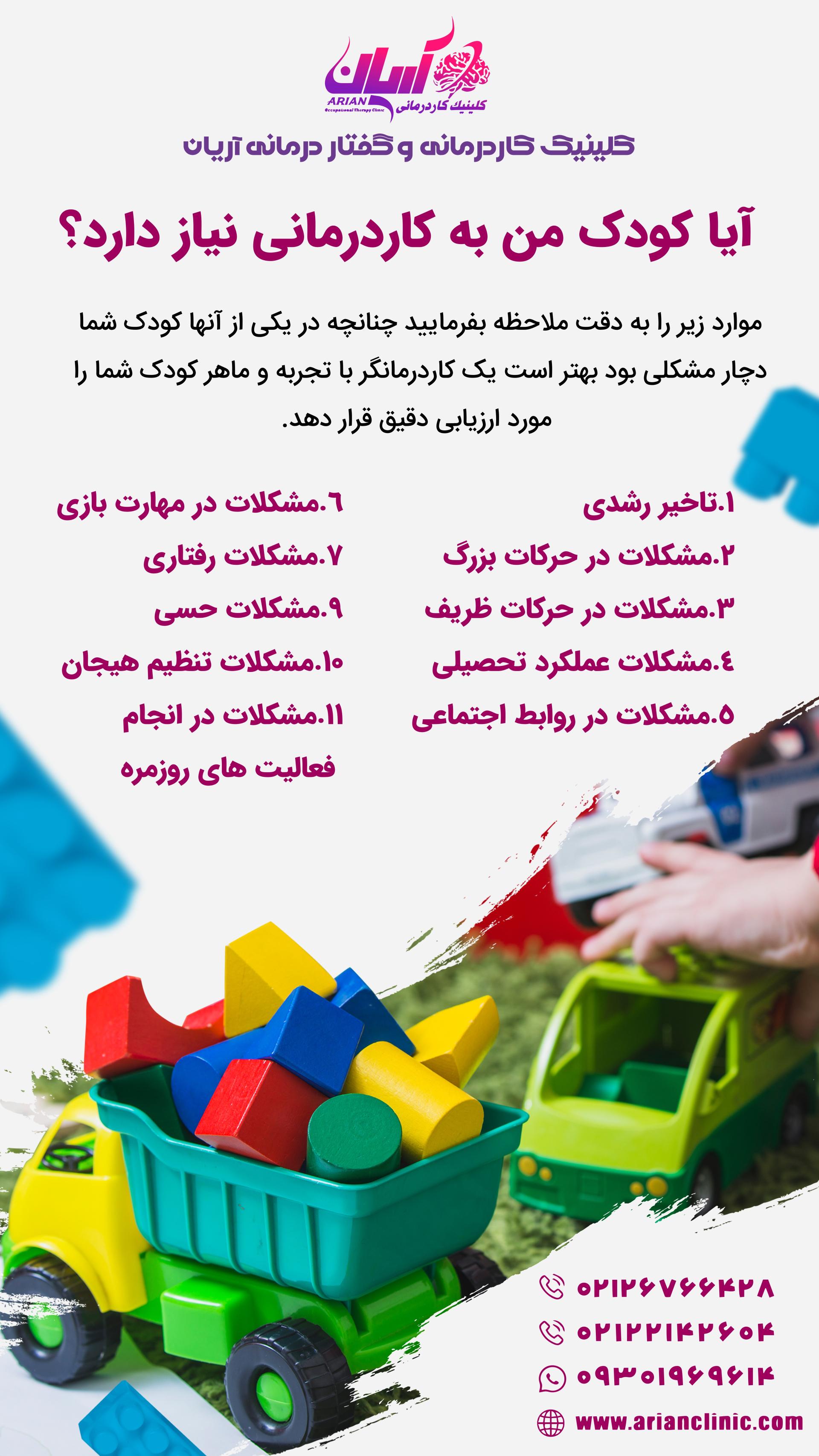 عکس کلینیک کاردرمانی و گفتاردرمانی دکتر نعیمی