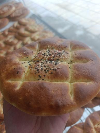 عکس نان کره ای گندمک 