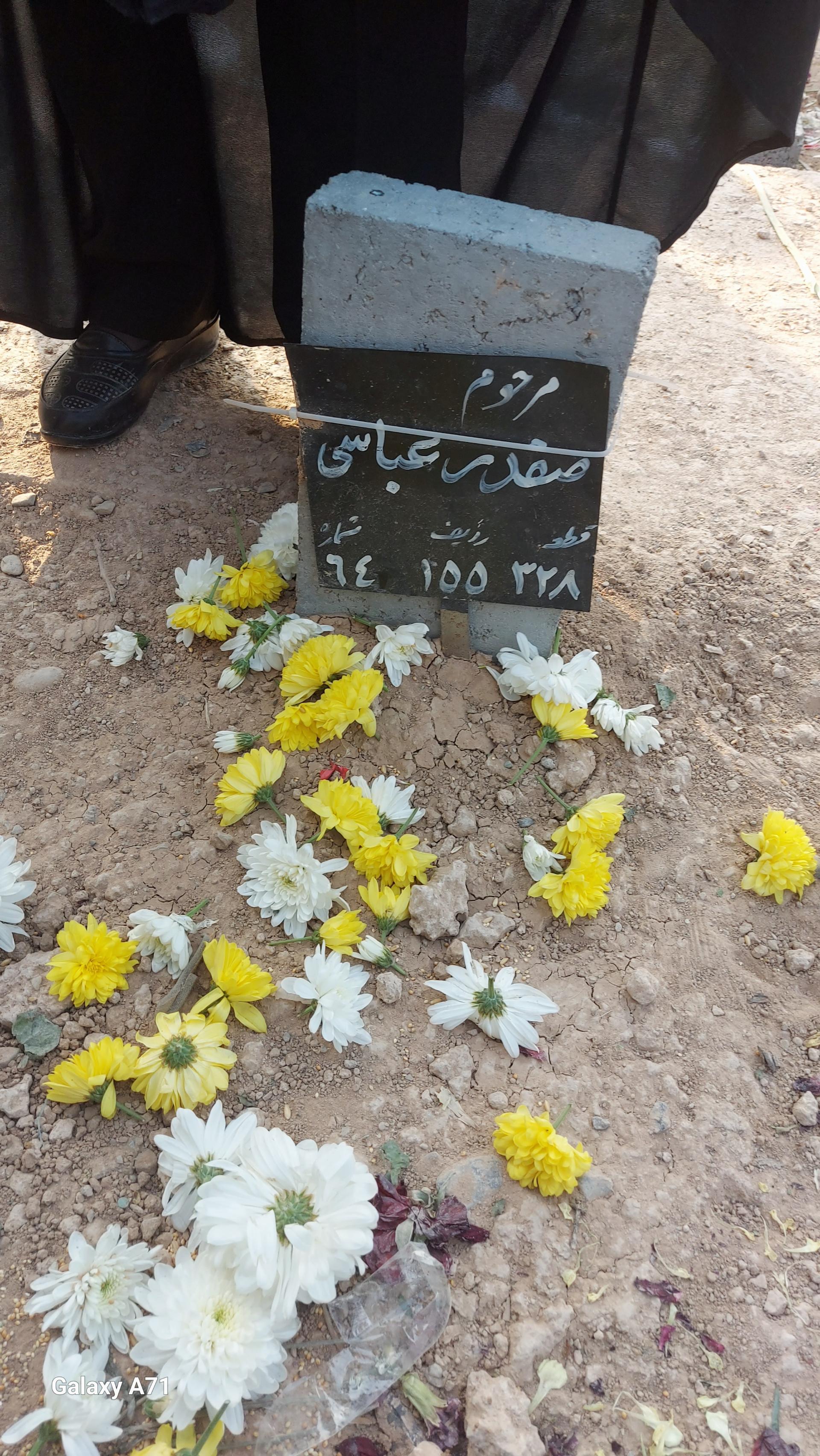 عکس مزار صفدر عباسی