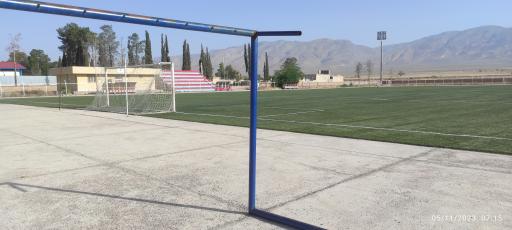 عکس زمین چمن سروستان