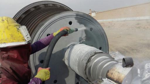 عکس سندبلاست و رنگ اپوکسی سیفی 