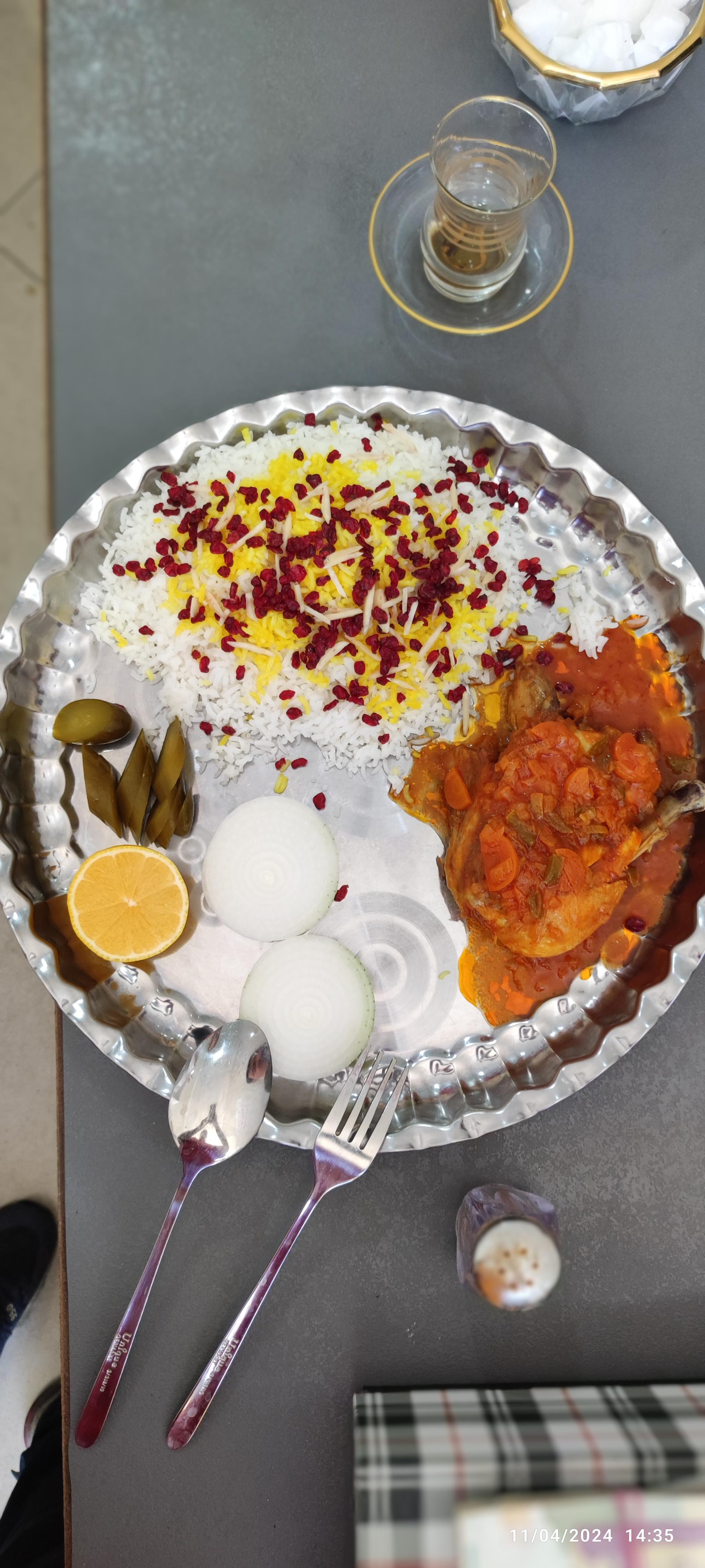 عکس حلیم دارچین 