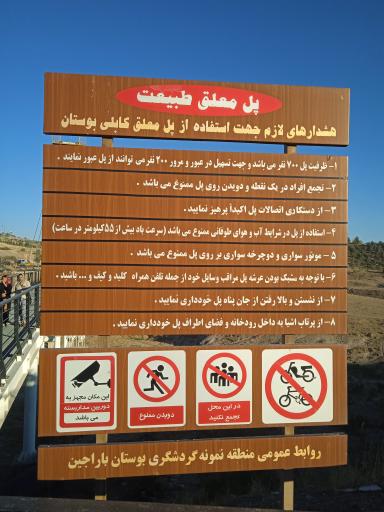 عکس پل معلق باراجین