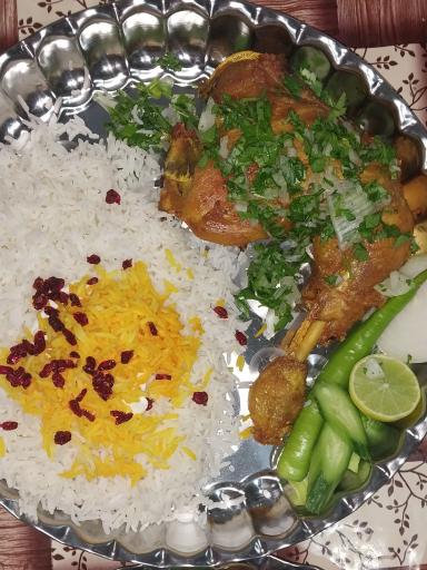 عکس چلوکبابی روشنی