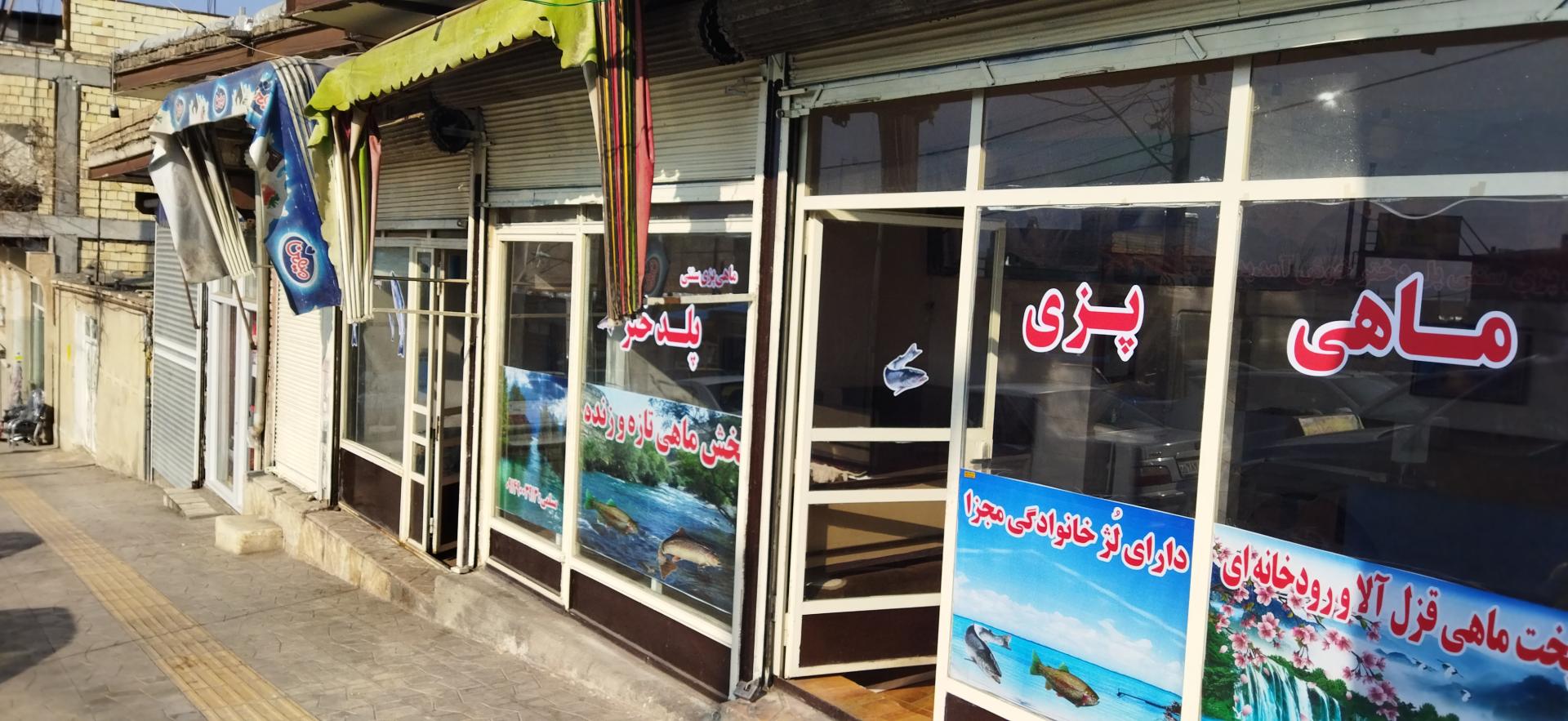 عکس ماهی پزی سنتی قزل اوزن