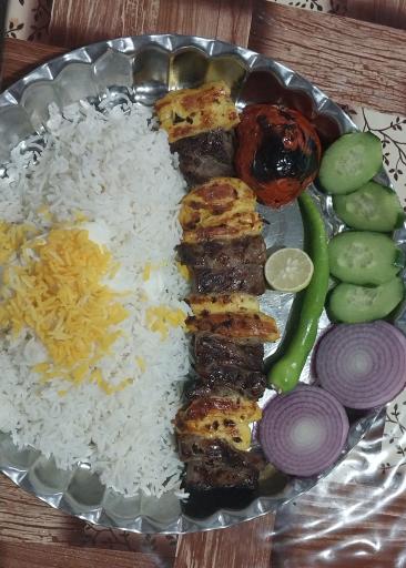 عکس چلوکبابی روشنی