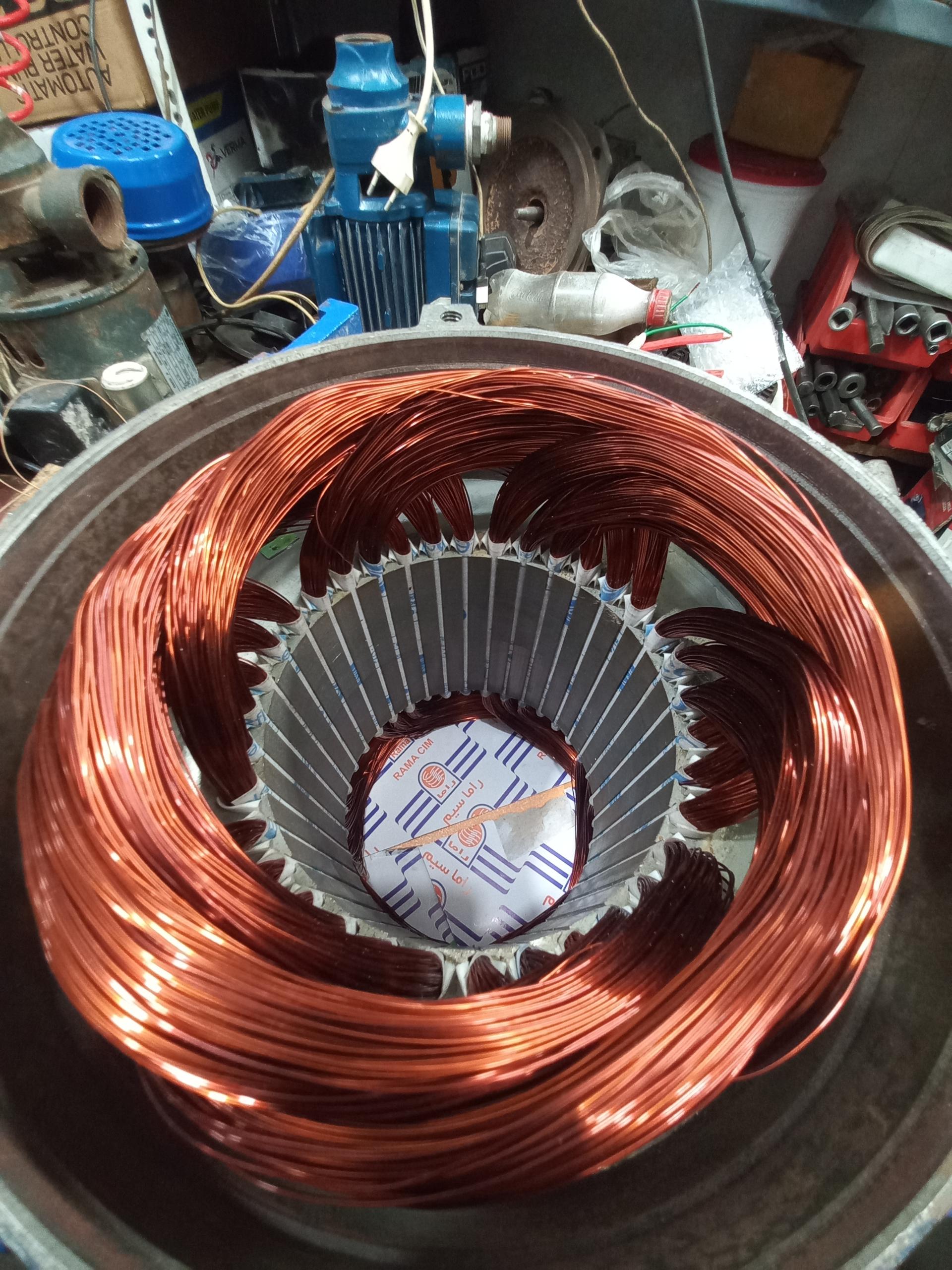 عکس سیم پیچی و الکتروتکنیک مرکزی واوان