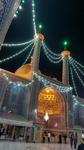 عکس ایوان طلا (صحن عتیق)