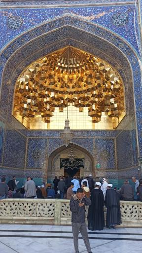 عکس ایوان طلا (صحن عتیق)