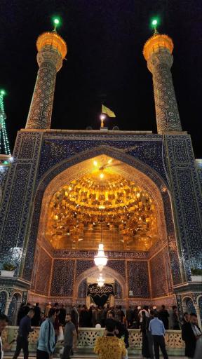 عکس ایوان طلا (صحن عتیق)