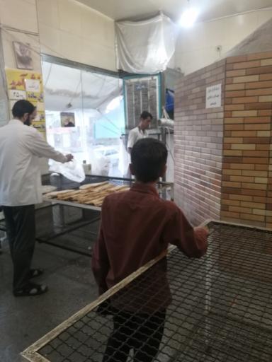 عکس نان تافتون آرد کامل روستا