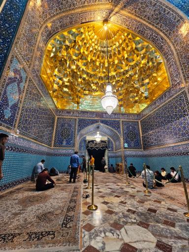 عکس ایوان طلا (صحن عتیق)