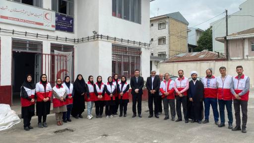 عکس جمعیت هلال احمر شهرستان رشت