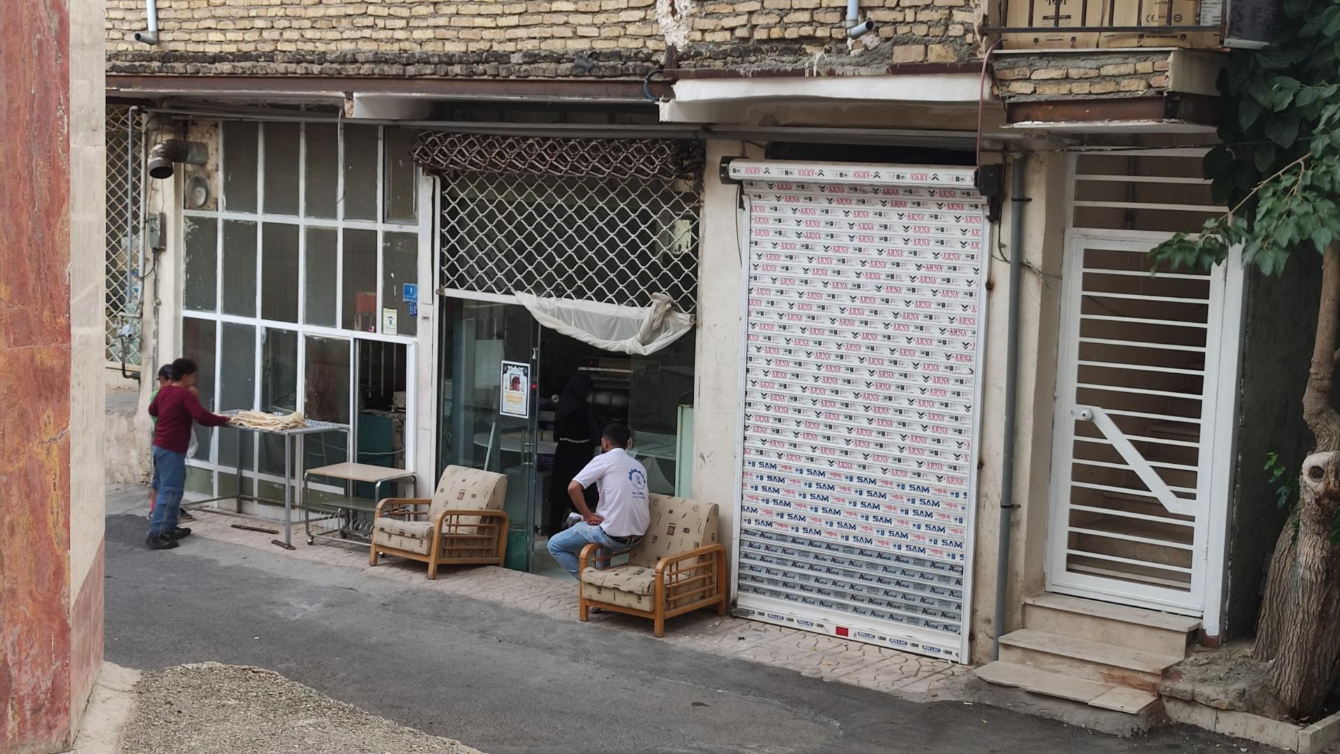 عکس نانوایی لواشی