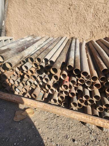 عکس انبار خرید و فروش لوله داربست