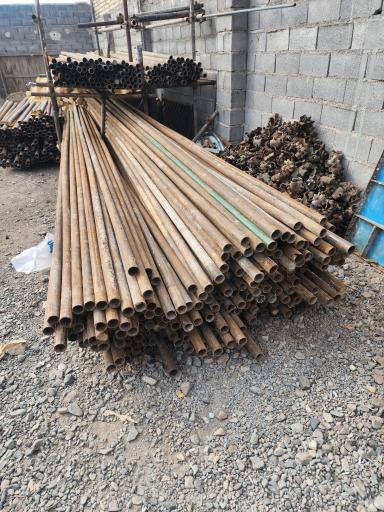 عکس انبار خرید و فروش لوله داربست