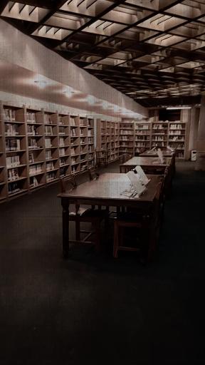 عکس کتابخانه آیت الله خویی