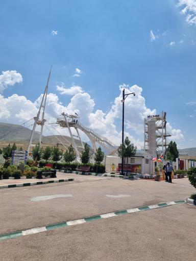 عکس زیپ لاین پل معلق مشگین شهر