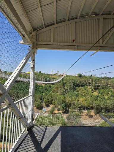 عکس زیپ لاین پل معلق مشگین شهر