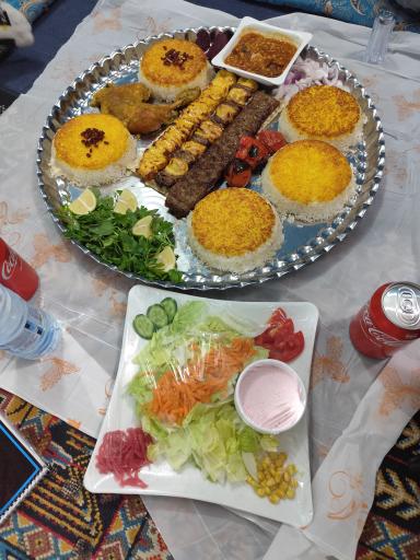 عکس سفره خانه تنور 