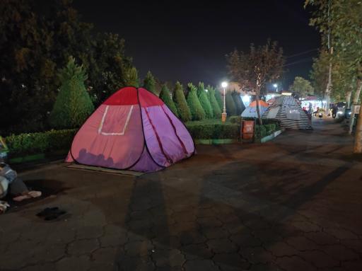 عکس اسکان چادری مسافران