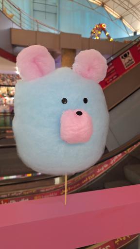 غرفه پشمک رنگین کمان