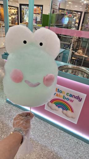 غرفه پشمک رنگین کمان