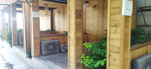 عکس باغ رستوران دلوین