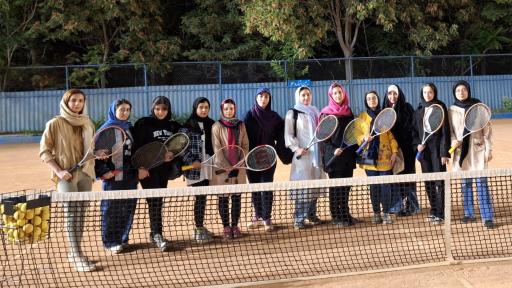 عکس زمین تنیس دانشگاه فردوسی