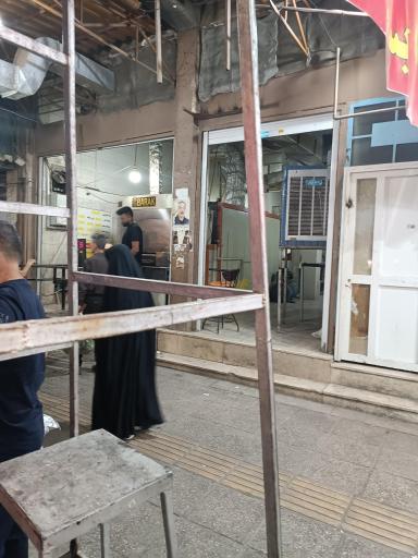 عکس نان سنگکی ماشینی