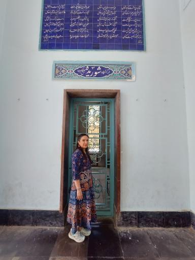 عکس حوضخانه آرامگاه سعدی