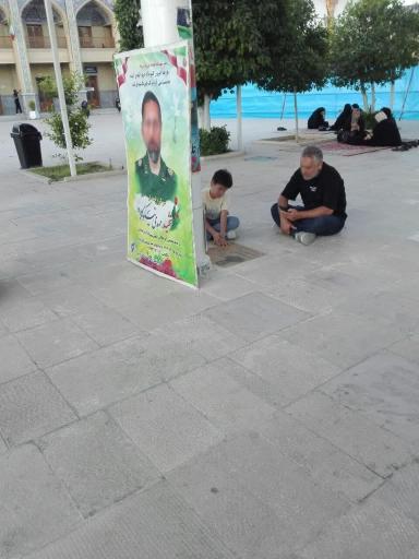 عکس مزار شهید اقتدار مهدی نیکوکلاه