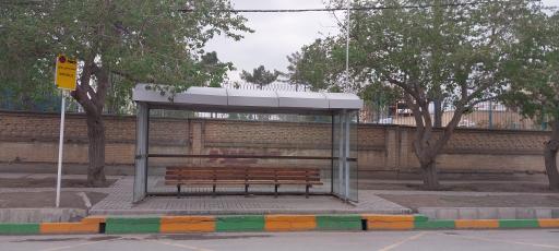 عکس ایستگاه اتوبوس شهدای تاکسیرانی