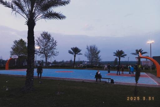 عکس زمین بسکتبال