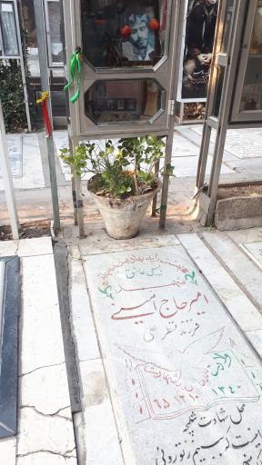 عکس مزار شهید امیر حاج امینی