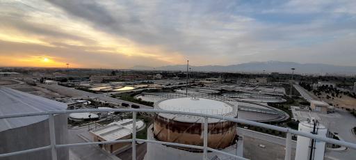 عکس تصفیه خانه فاضلاب جنوب تهران